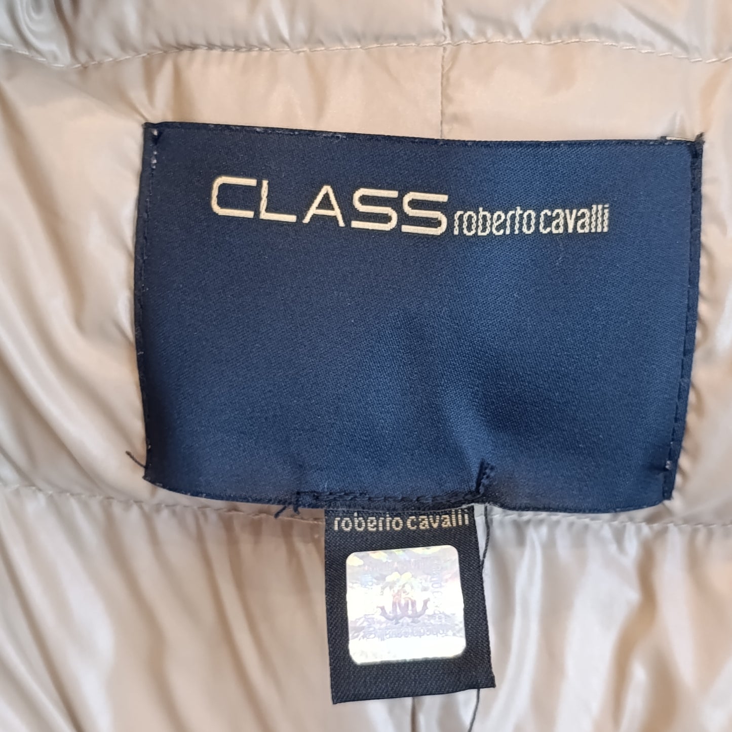 Piumino beige Roberto Cavalli tg 48