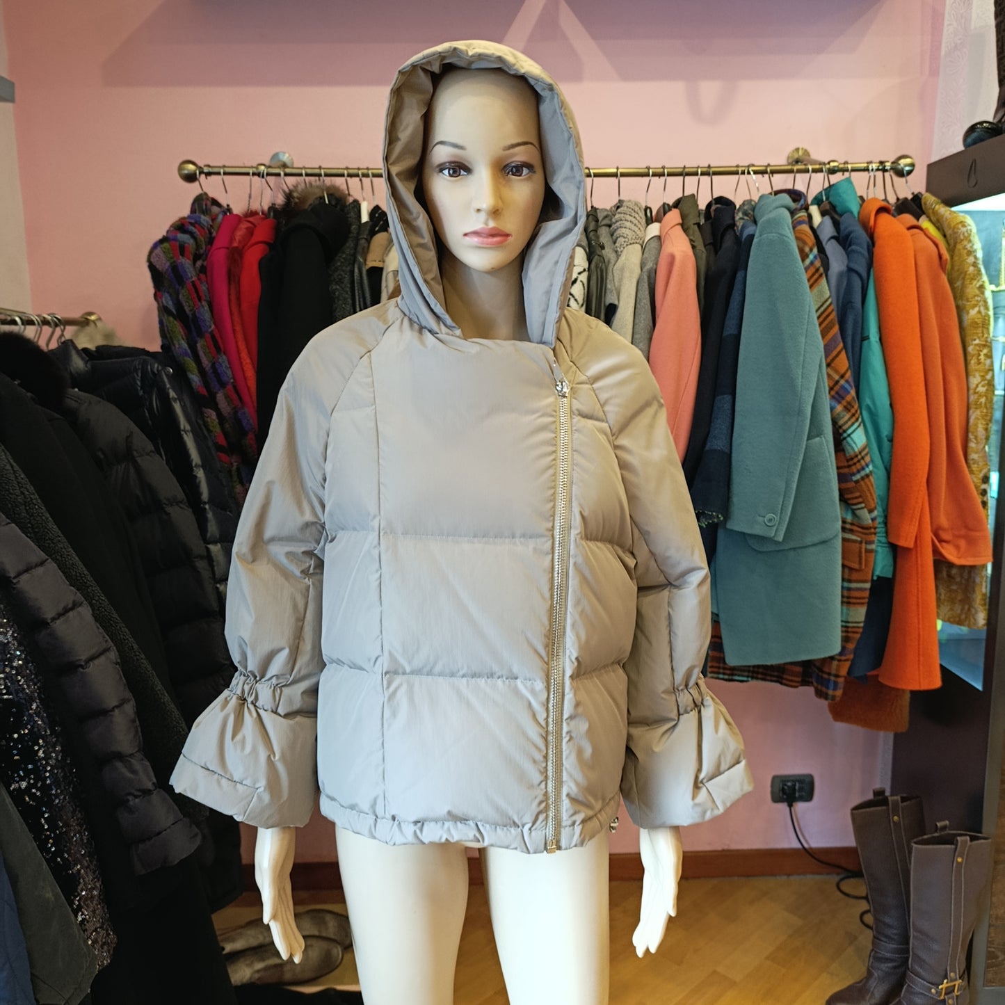 Piumino beige VLAB tg 40