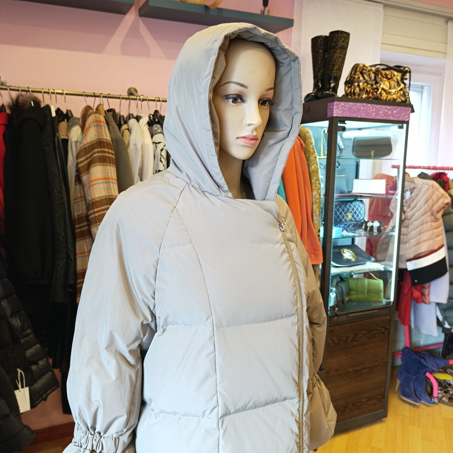 Piumino beige VLAB tg 40