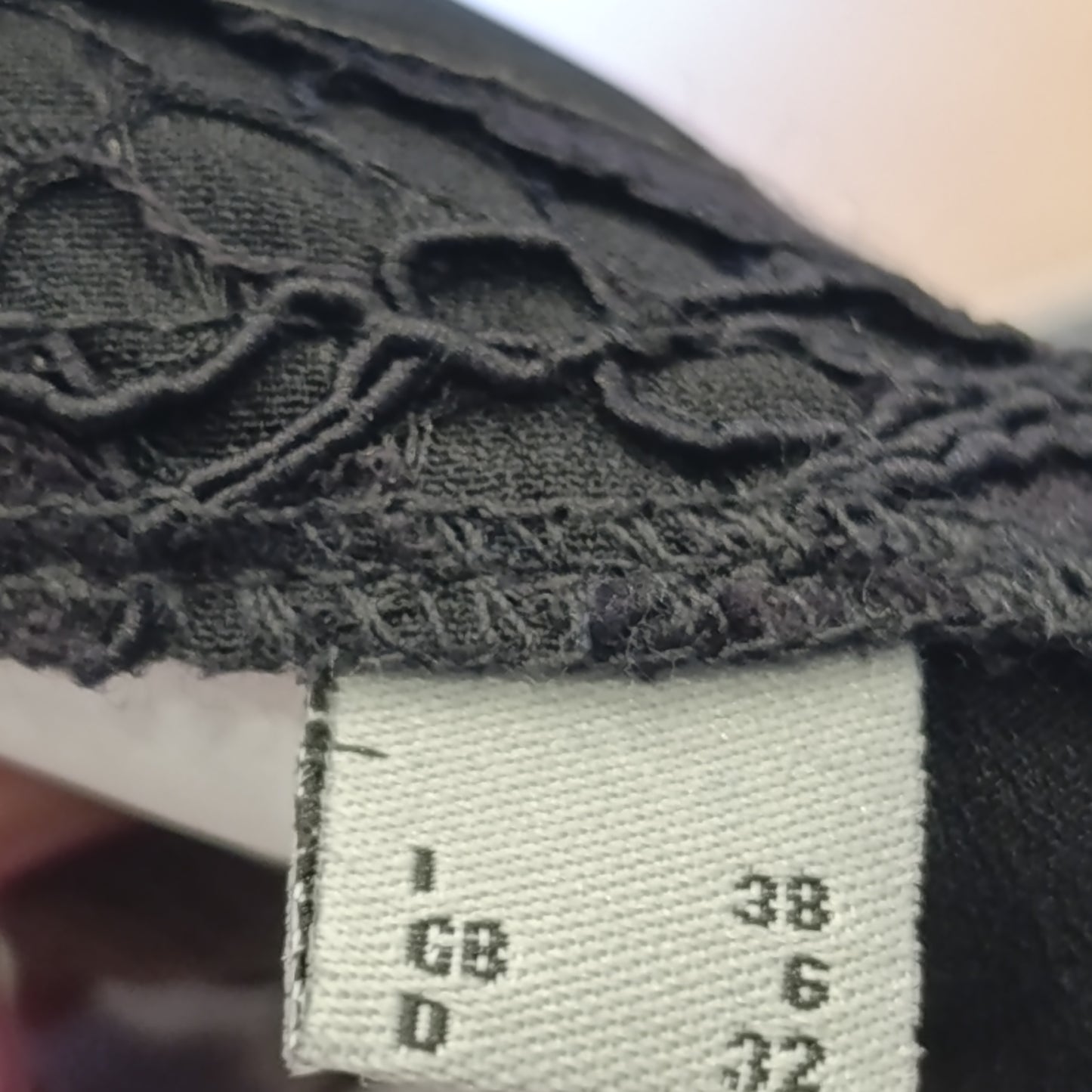 Pantalone nero pizzo Pinko tg 38