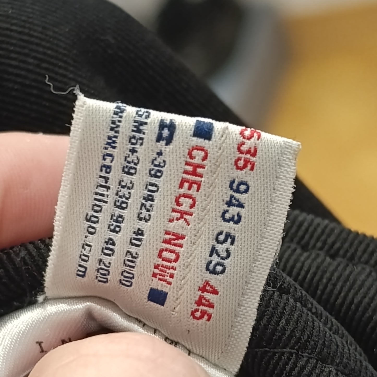 Pantalone nero Moncler tg M