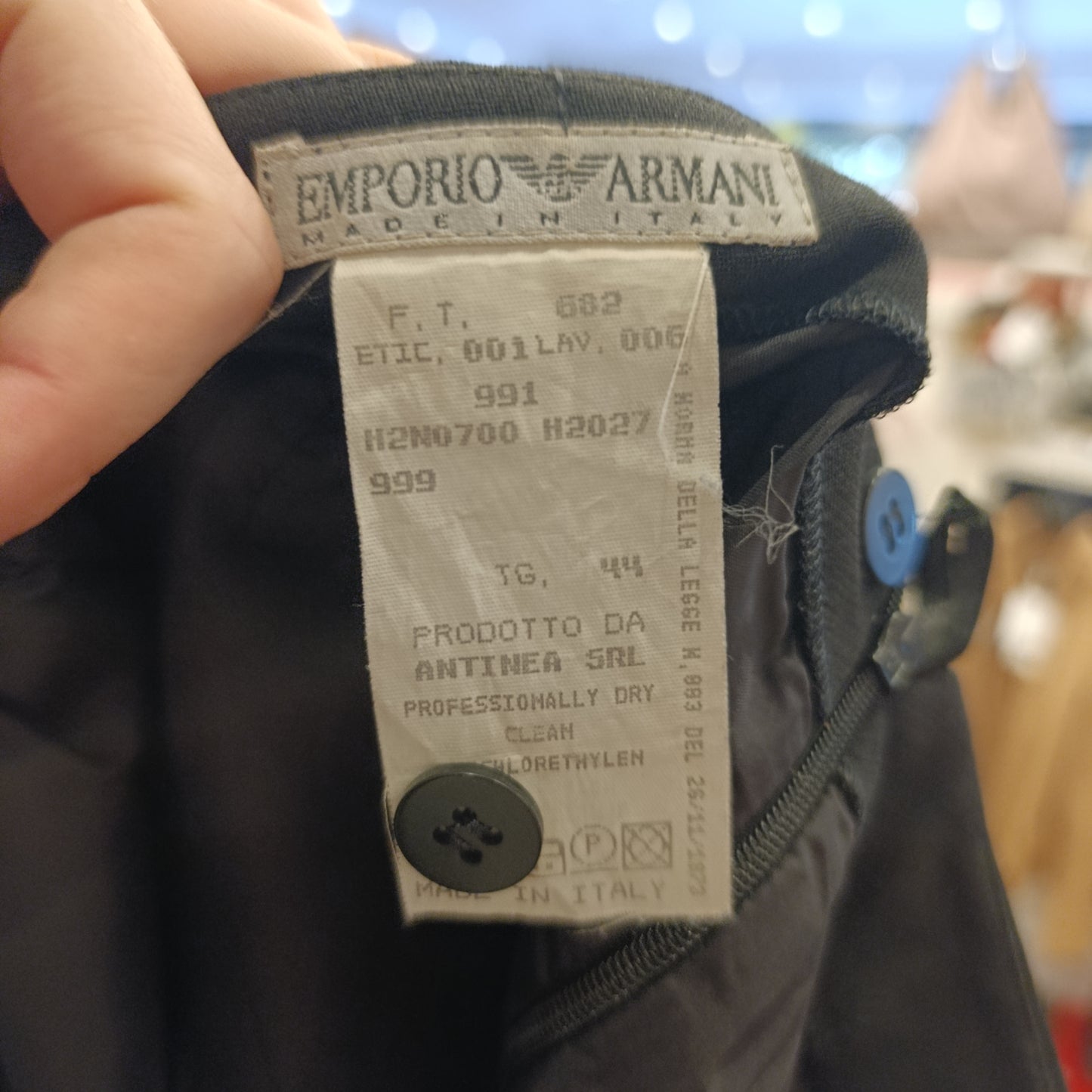 Gonna nera Emporio Armani tg 44