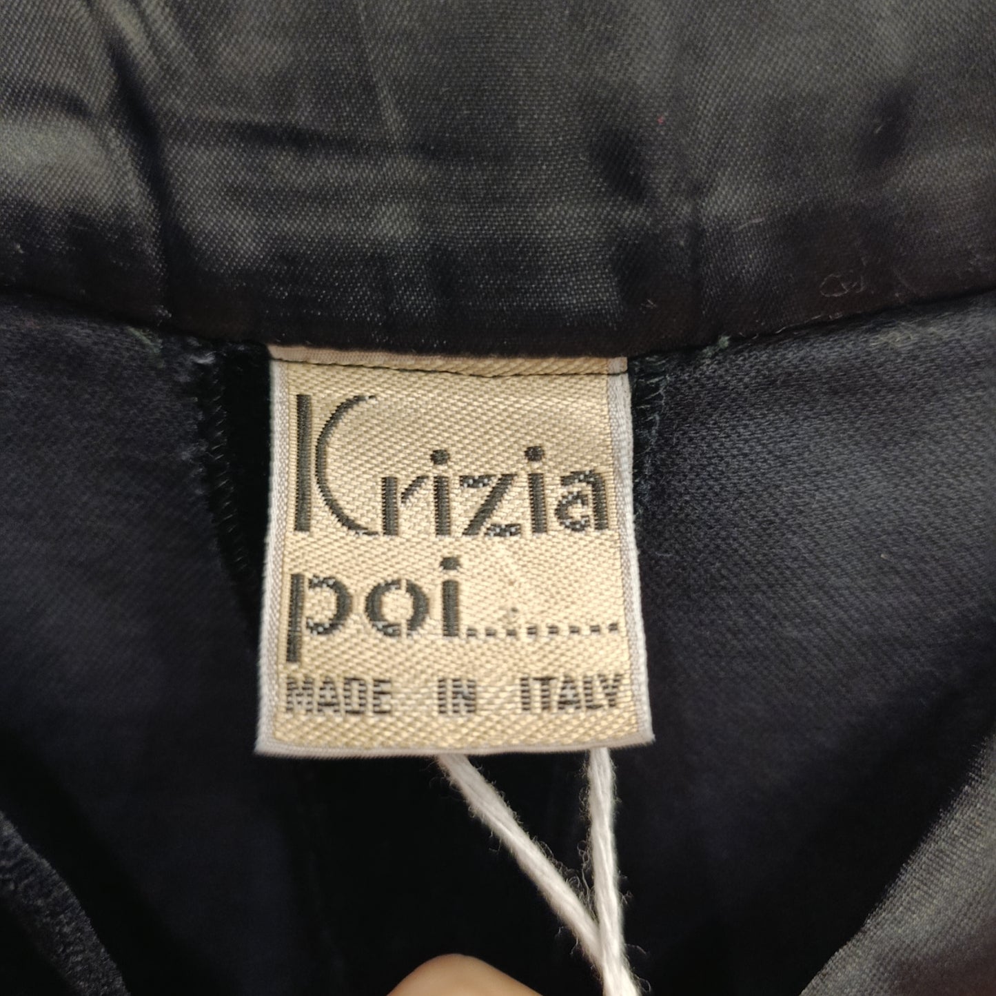 Pantalone velluto nero Krizia poi tg 44