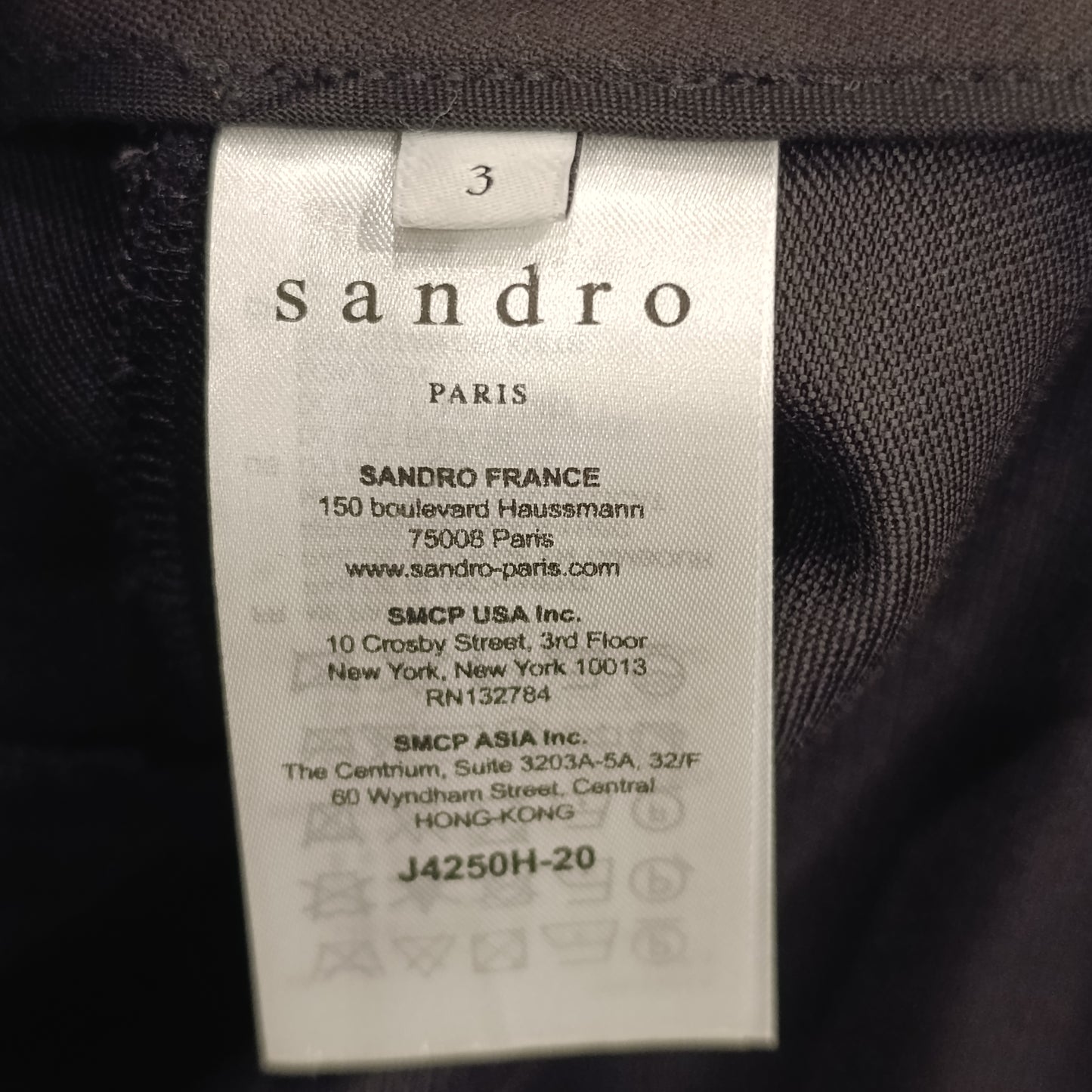 Gonna nera Sandro tg 42/44