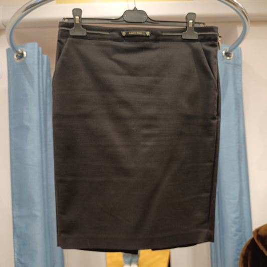 Gonna tubino nero Elisabetta Franchi tg 42