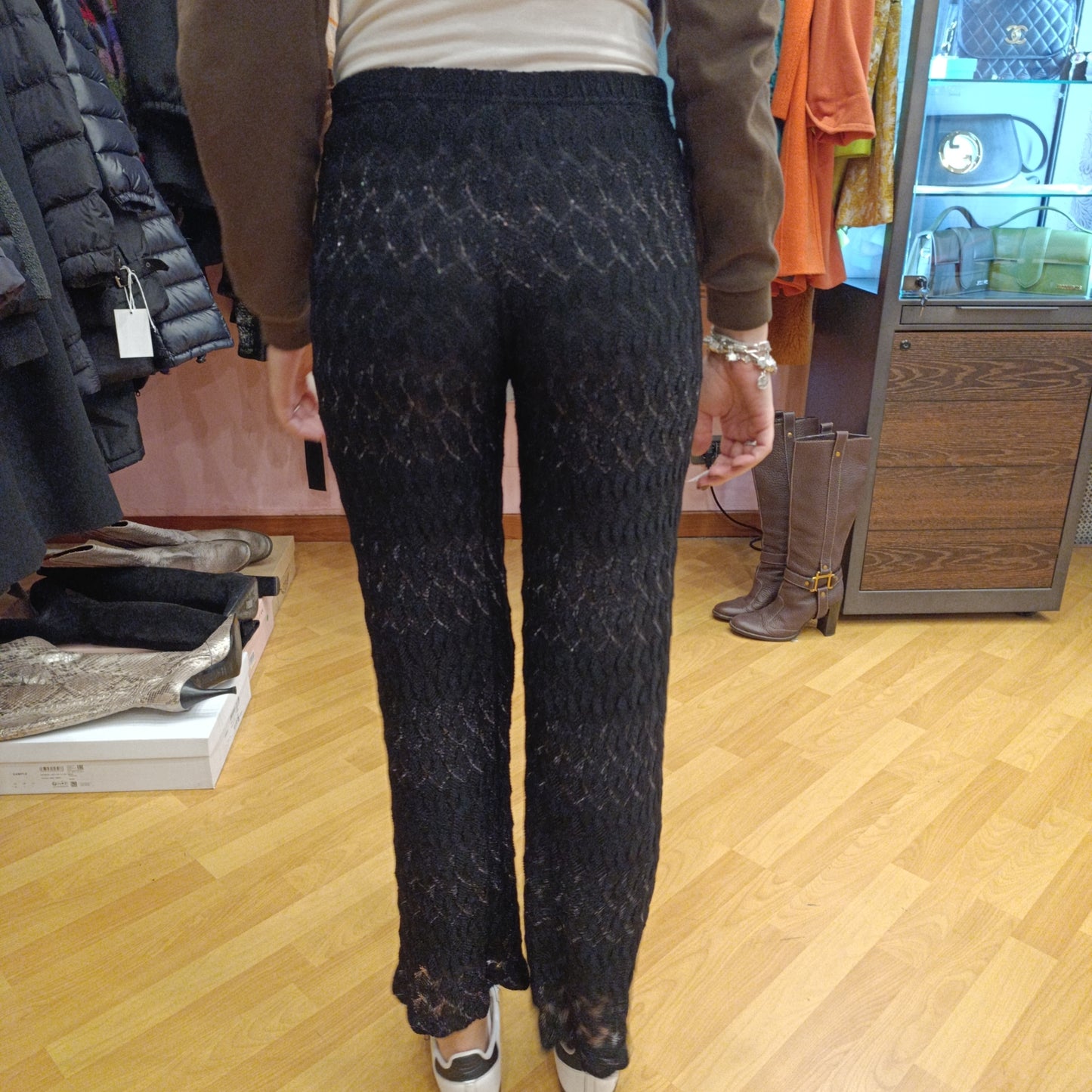 Pantalone nero lurex Missoni tg 38
