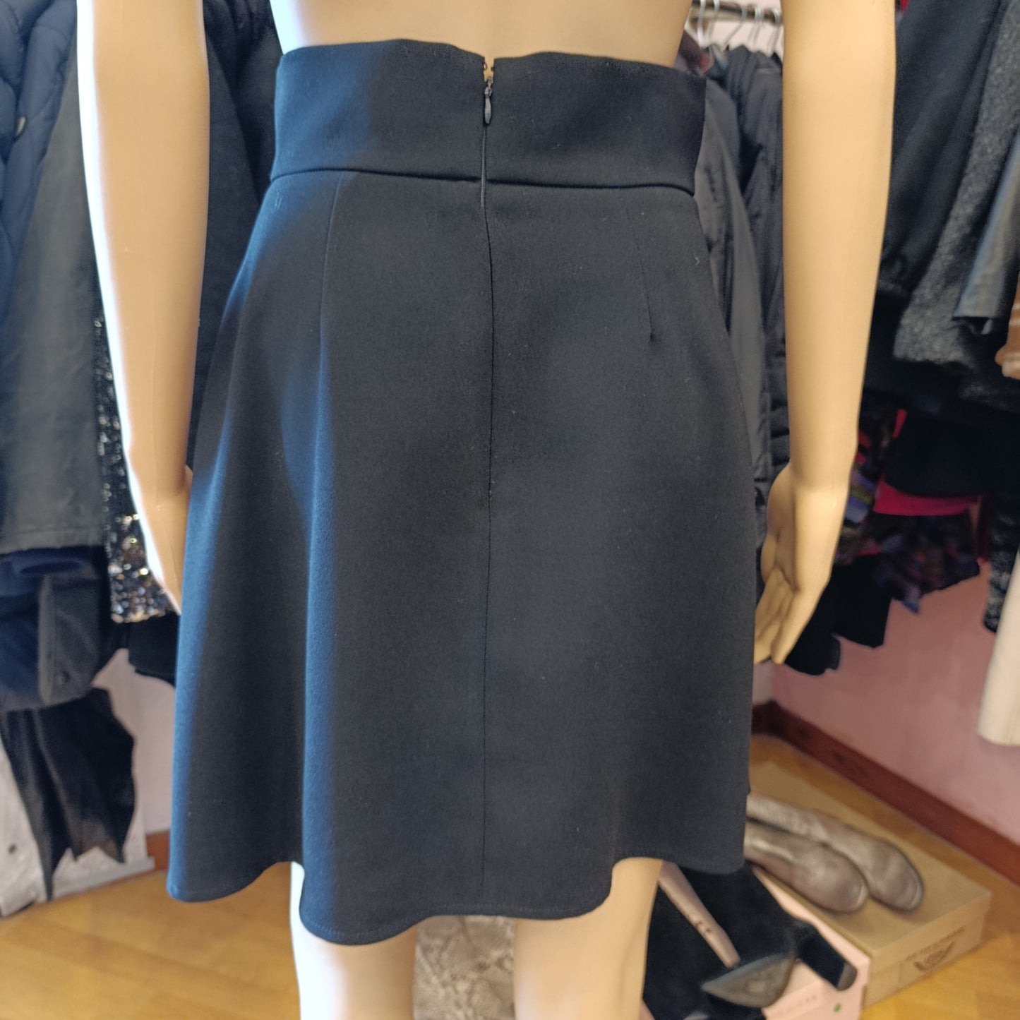 Gonna nera Elisabetta Franchi tg 42