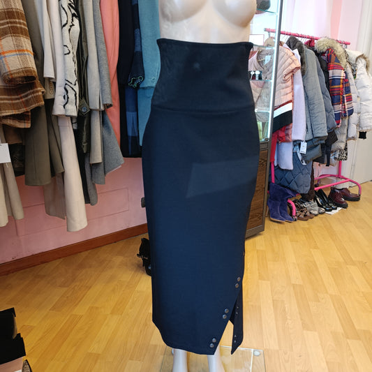 Gonna longuette nera Sarah Pacini tg 0