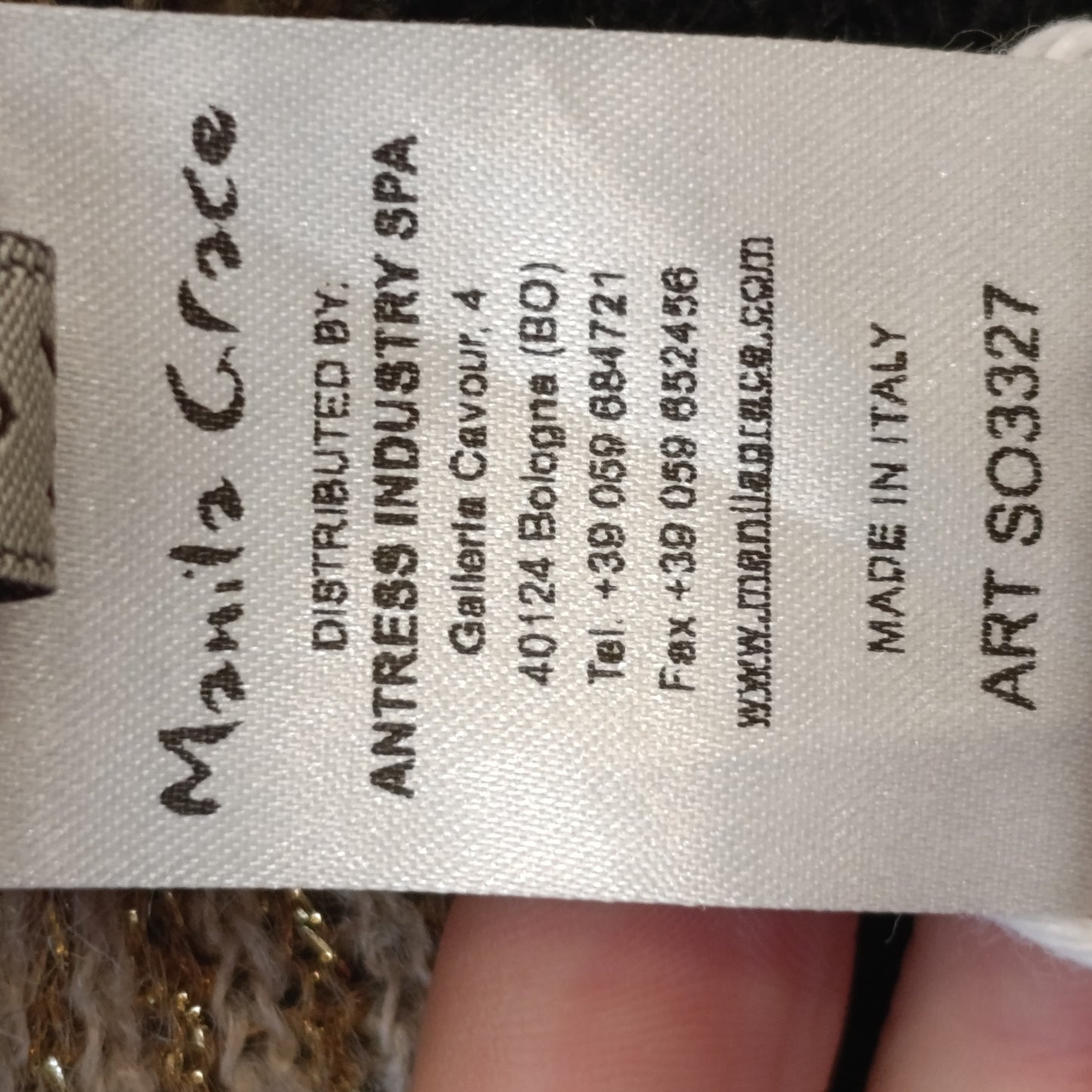 Gonna nera in maglia Manila Grace TU