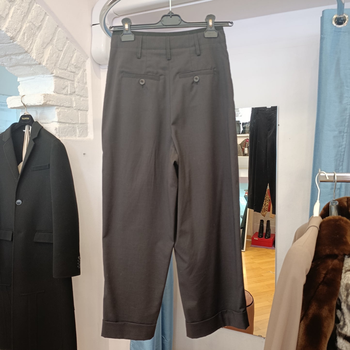 Pantalone antracite Malloni tg 40