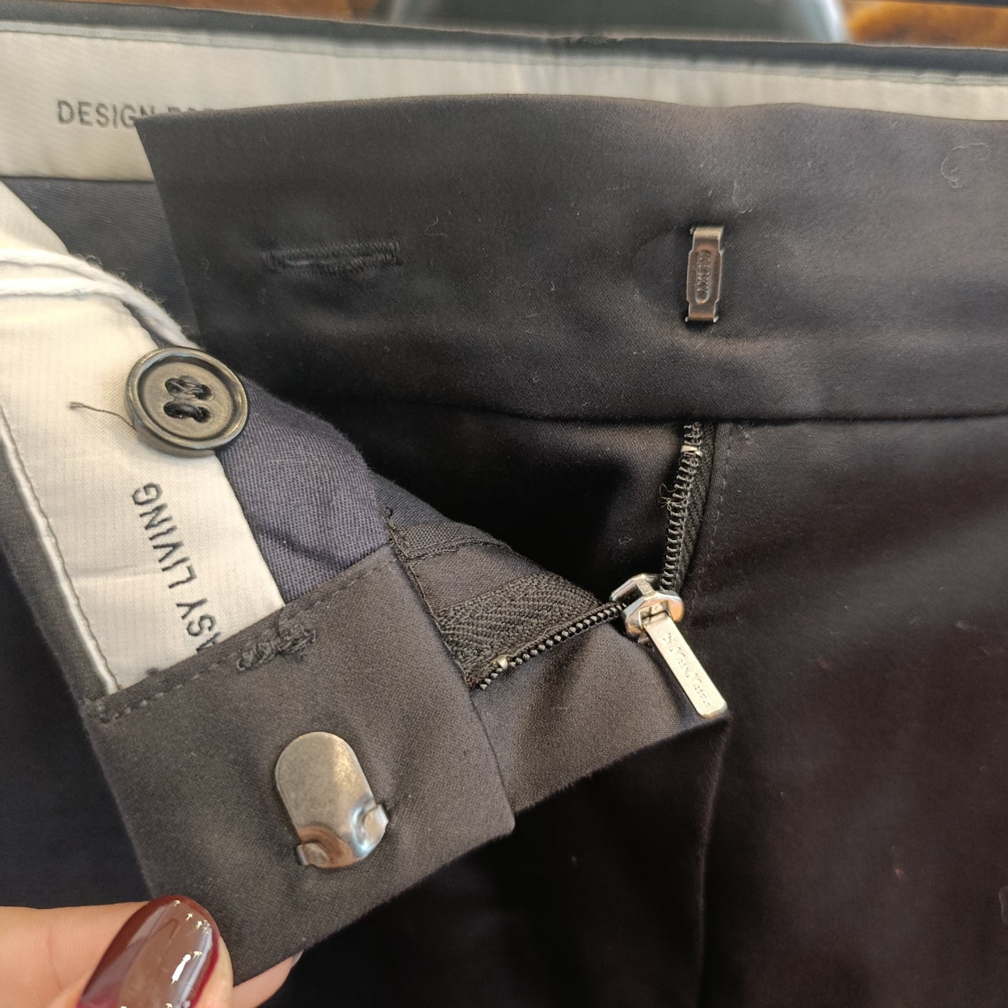 Pantalone blu lucido MaxMara tg 44