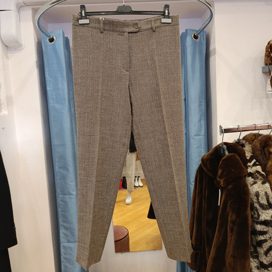 Pantalone beige/cioccolato Andrè Maurice tg 42