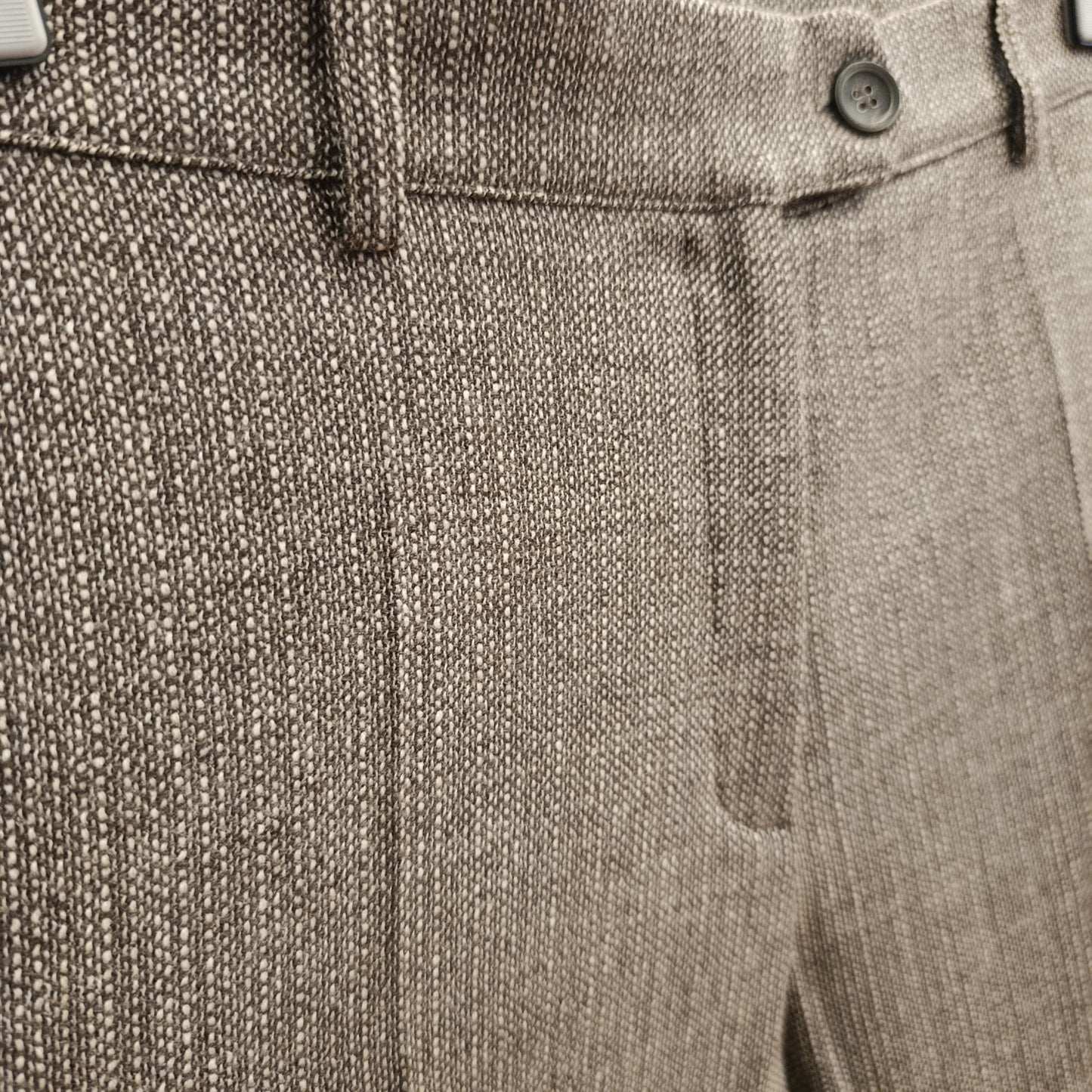 Pantalone beige/cioccolato Andrè Maurice tg 42