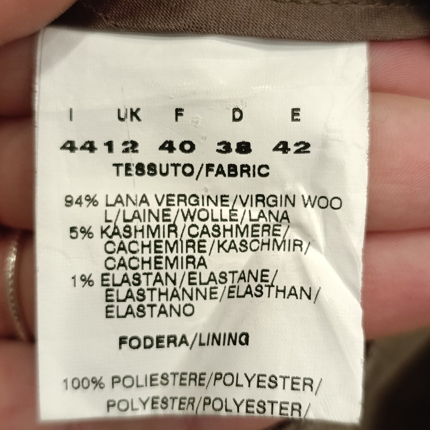 Pantalone beige André Maurice tg 44