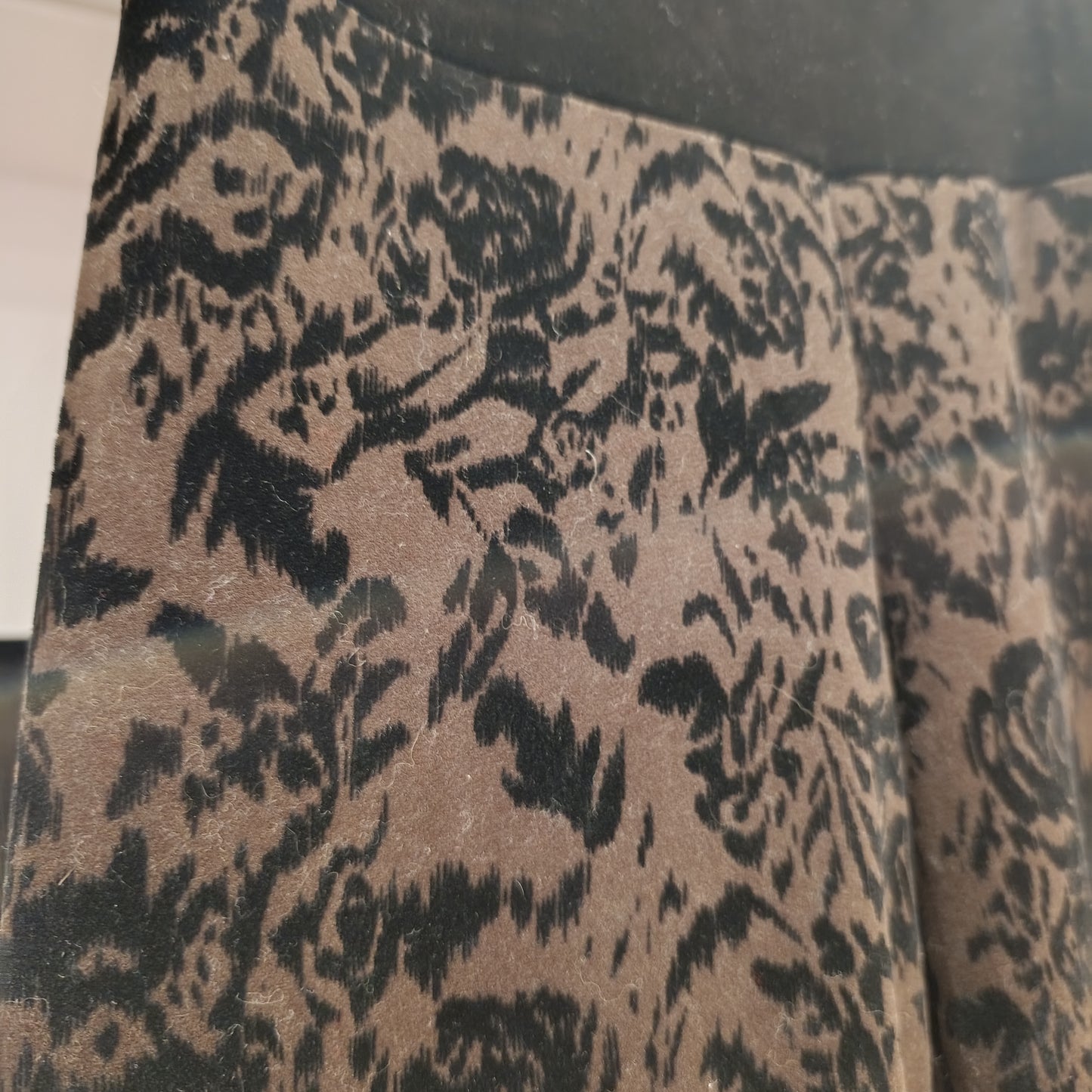 Pantalone Il Fiocco velluto moro/nero tg 42