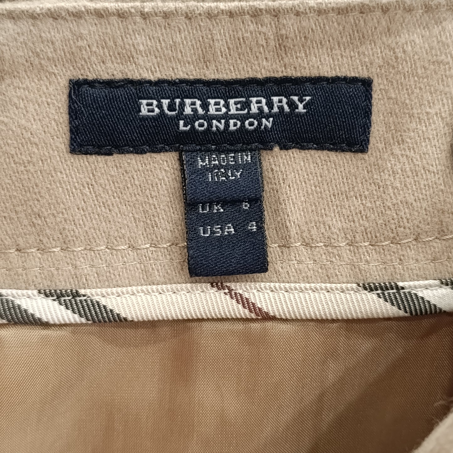Gonna beige Burberry tg 38