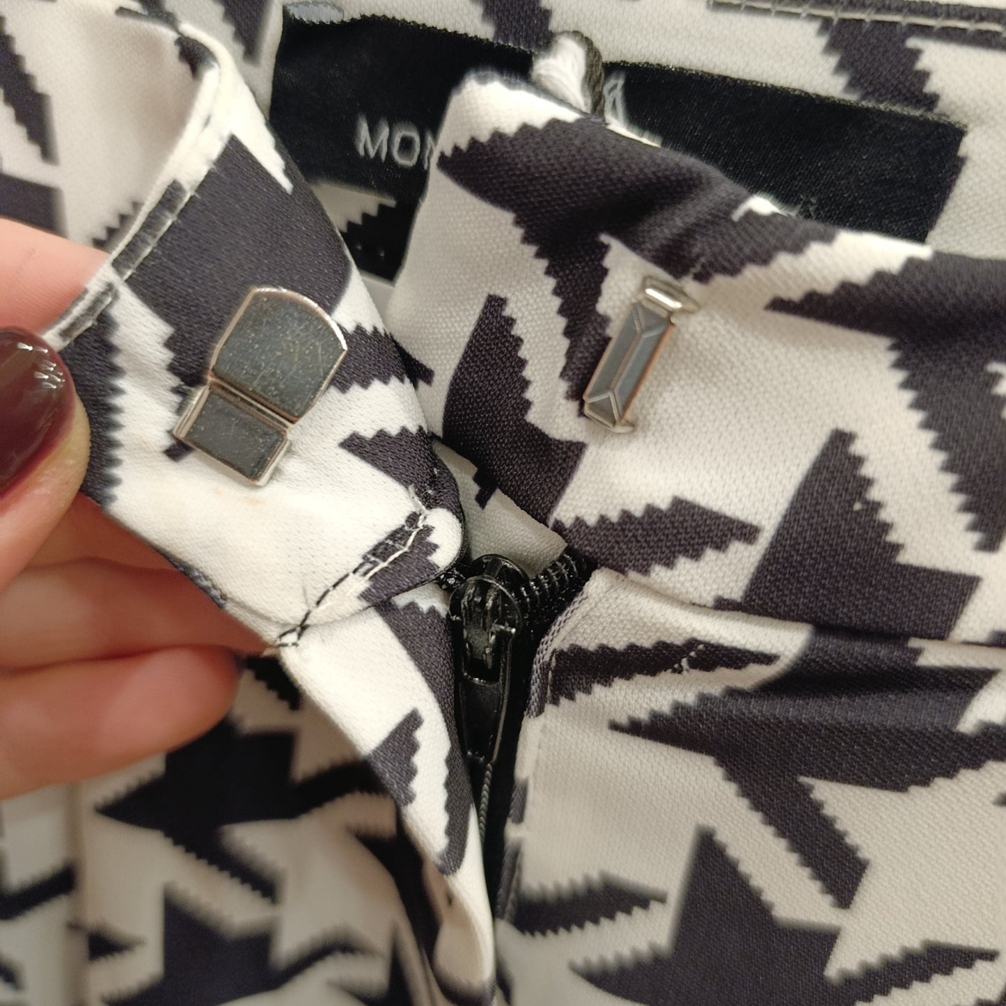 Pantalone pied de poule Monique Garconne tg 40