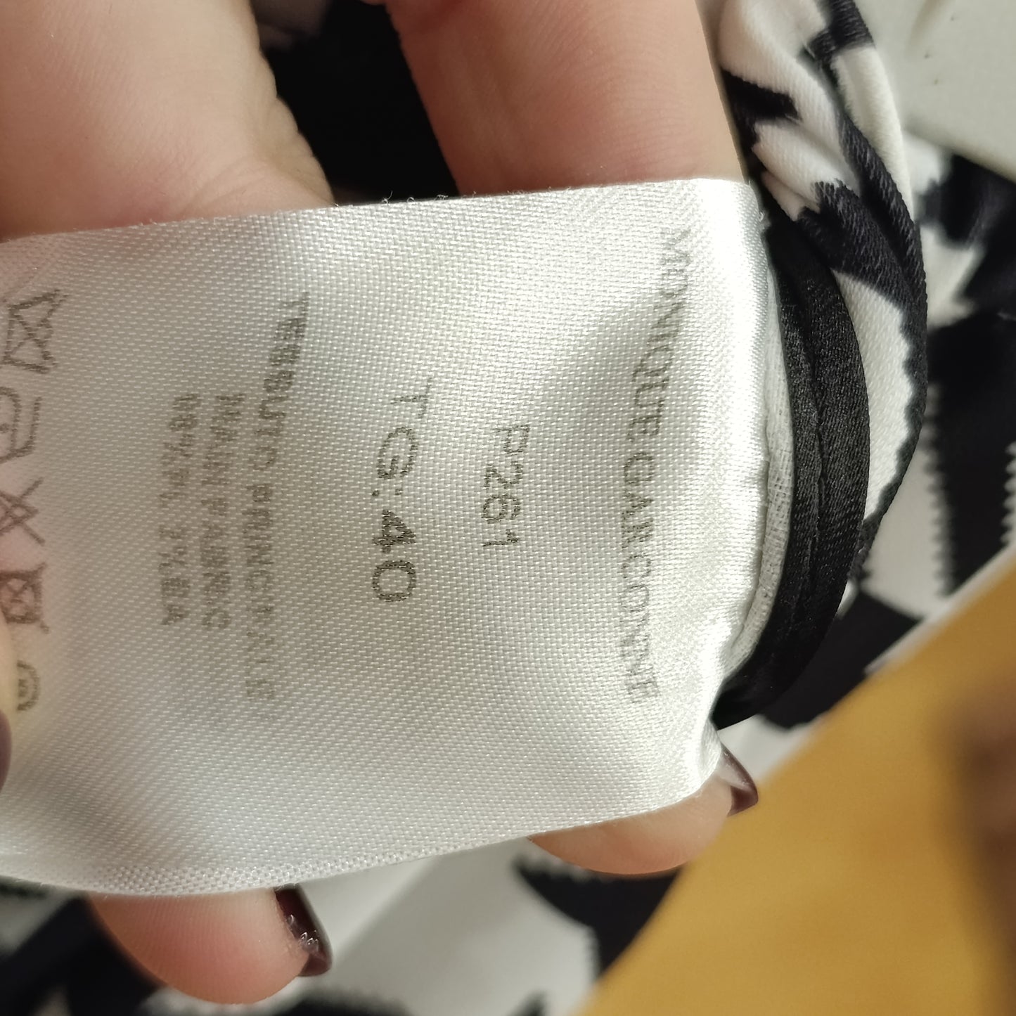 Pantalone pied de poule Monique Garconne tg 40