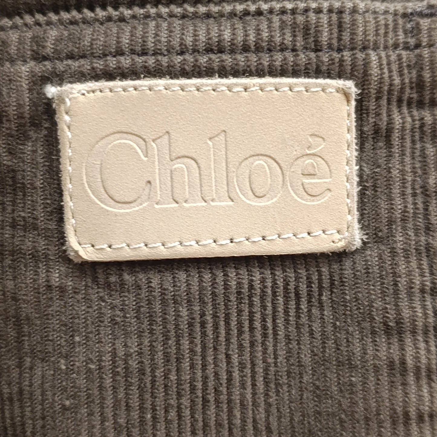 Pantalone velluto cioccolato Chloé tg 36