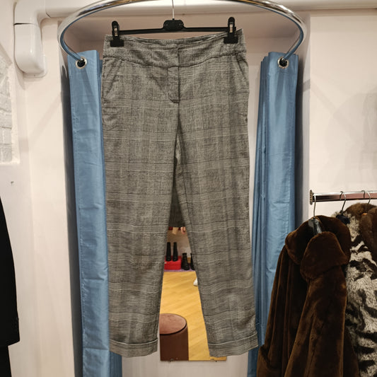 Pantalone tartan nero/bianco Max&Co tg 44