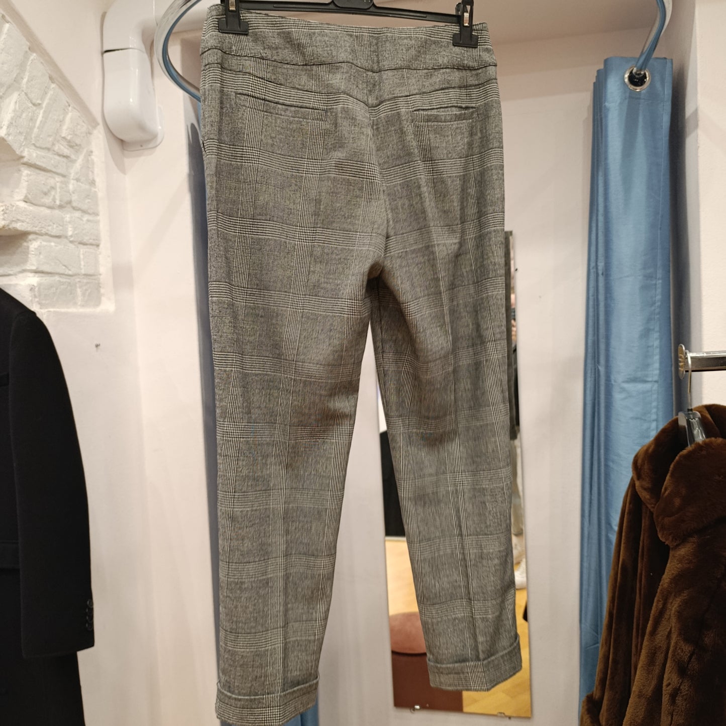 Pantalone tartan nero/bianco Max&Co tg 44