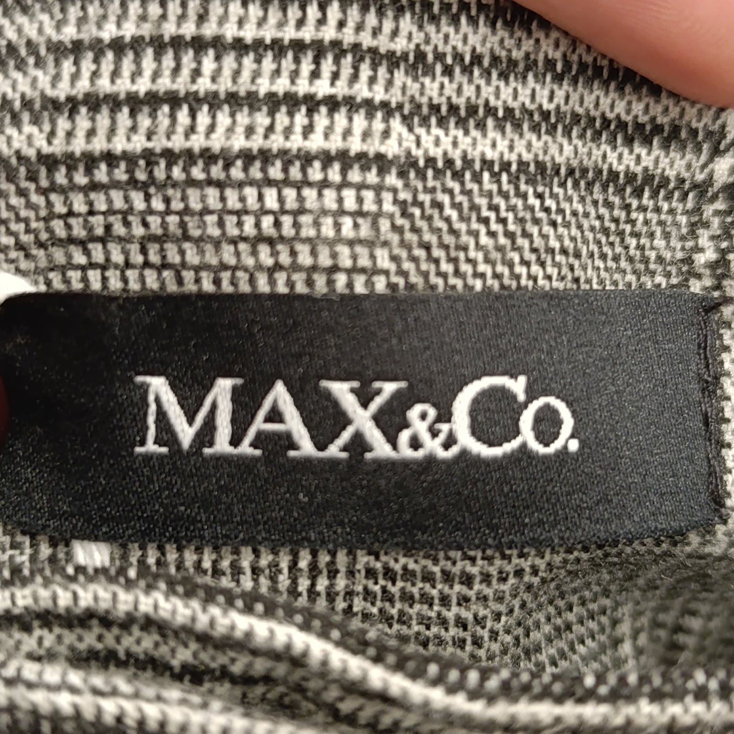 Pantalone tartan nero/bianco Max&Co tg 44