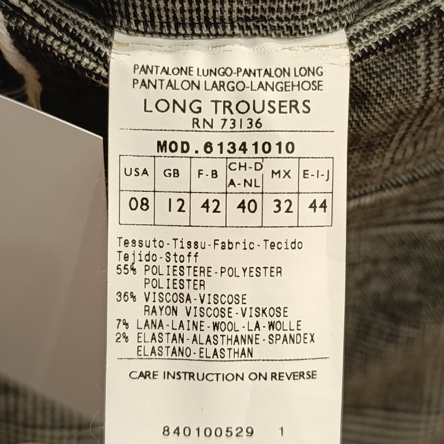 Pantalone tartan nero/bianco Max&Co tg 44