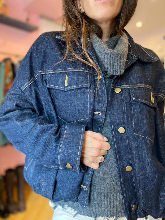 Blazer denim Semicouture tg 40 over