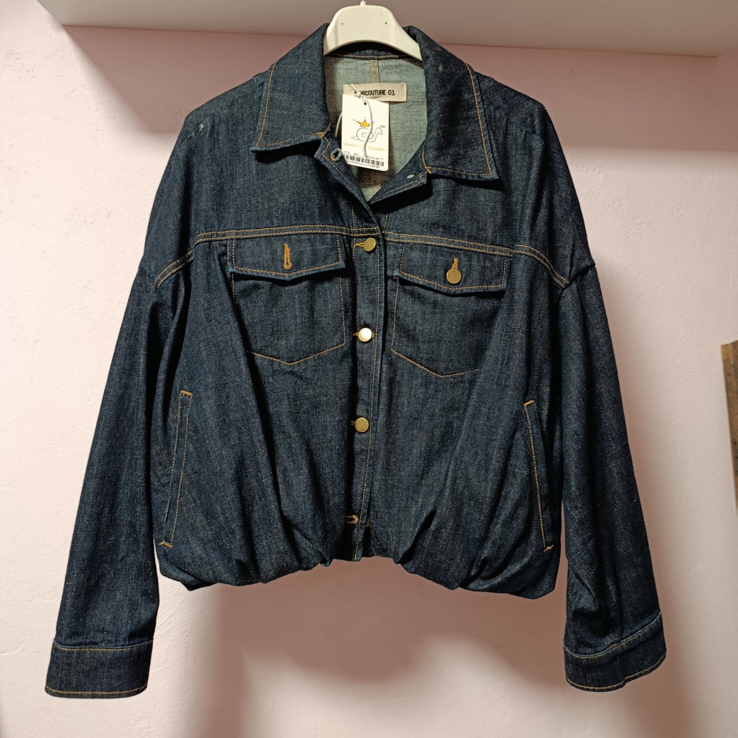 Blazer denim Semicouture tg 40 over