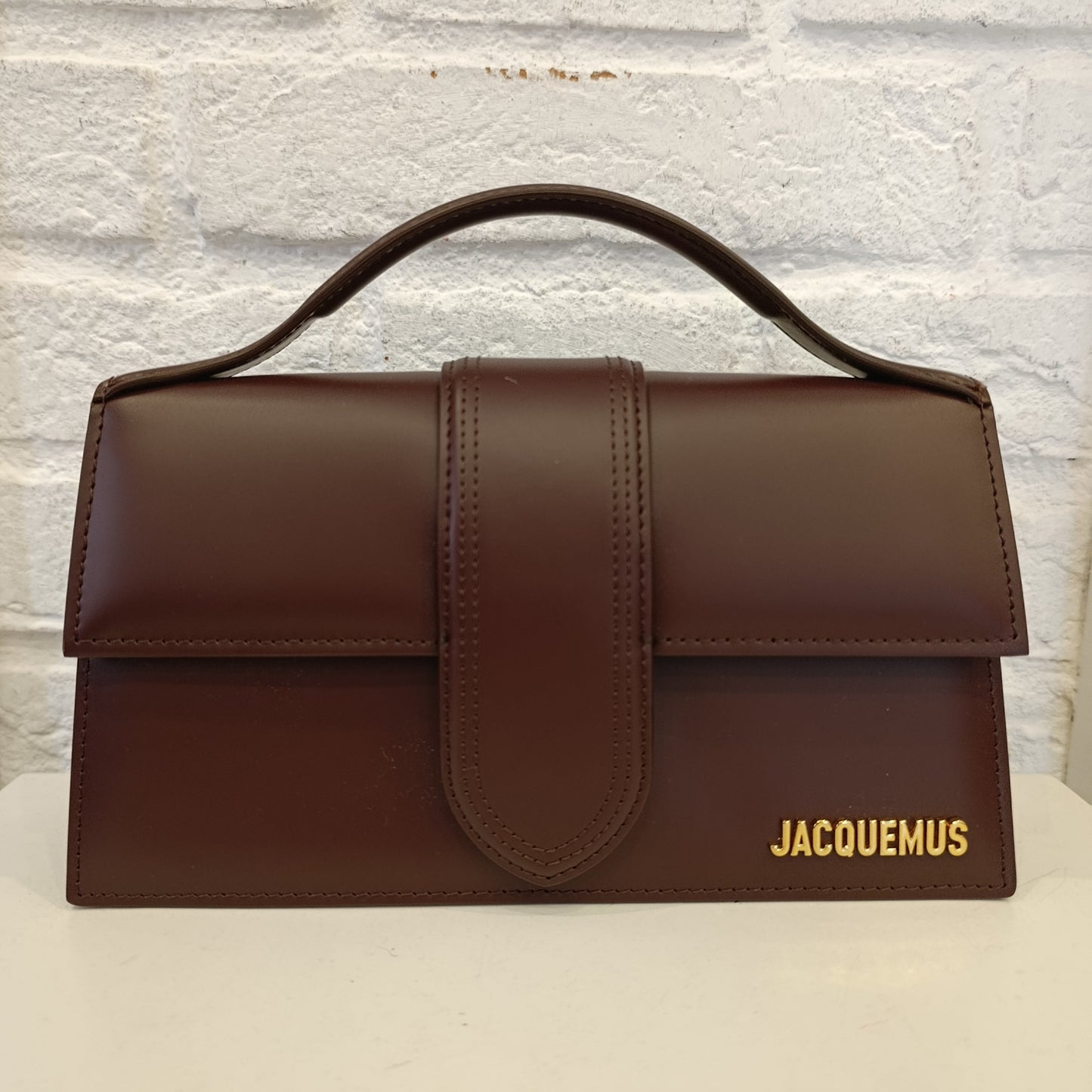 Borsa Jacquemous marrone come nuova