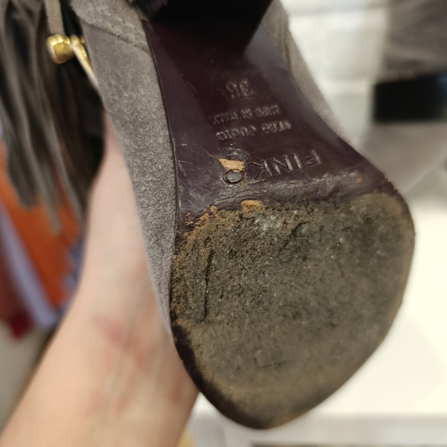 Stivale Pinko con frange n*36