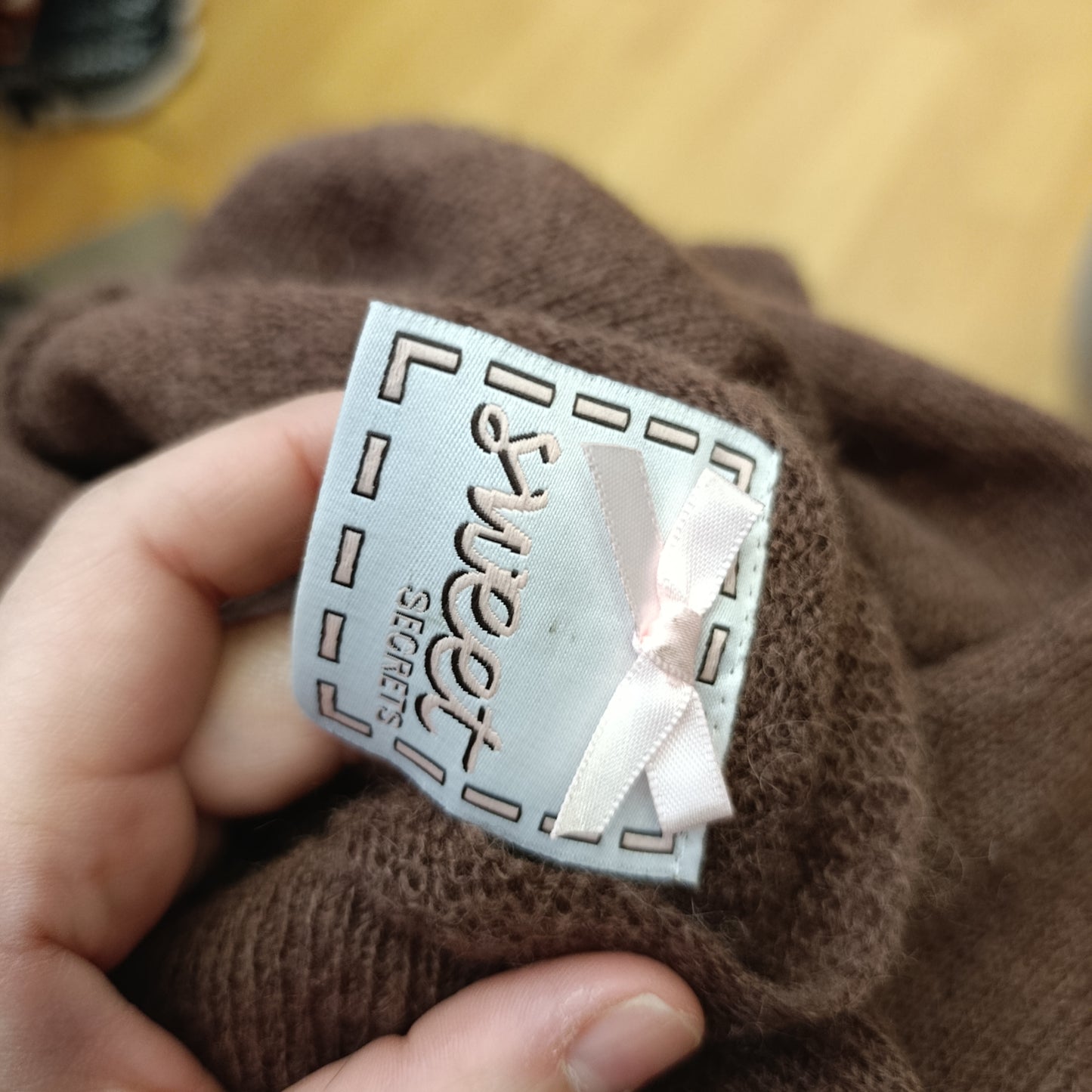 Cardigan con frange Sweet secret nuovo tg 40 abbondante