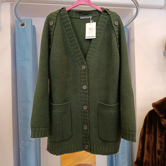 Maxi cardigan Alberta Ferretti tg 42 over