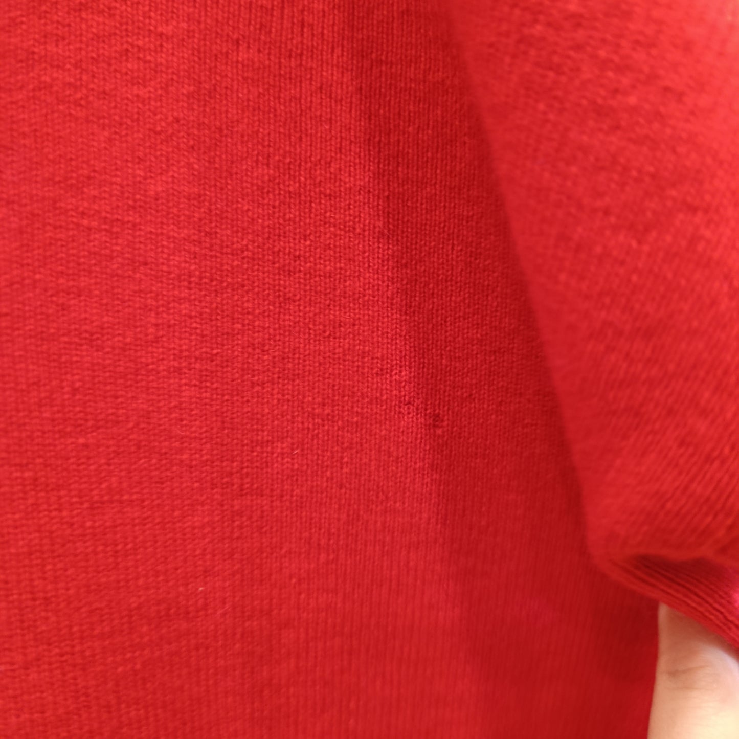 Maxi cardigan rosso puro cashemere tg M over