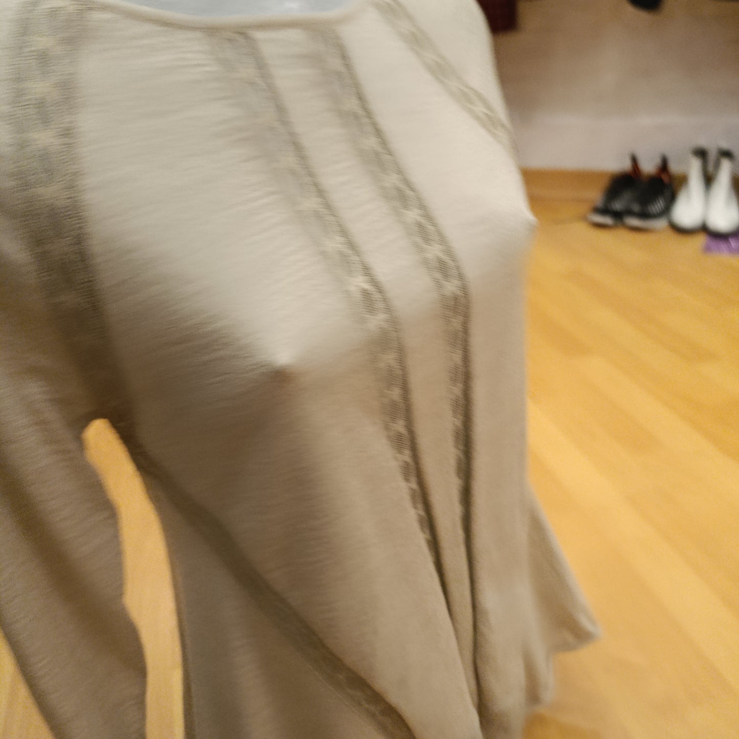 Maglione Alberta Ferretti inserto pizzo pura lana tg 40