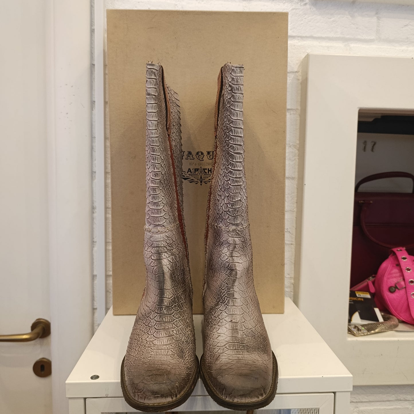 Stivale El Vaquero stampa rettile nr 39