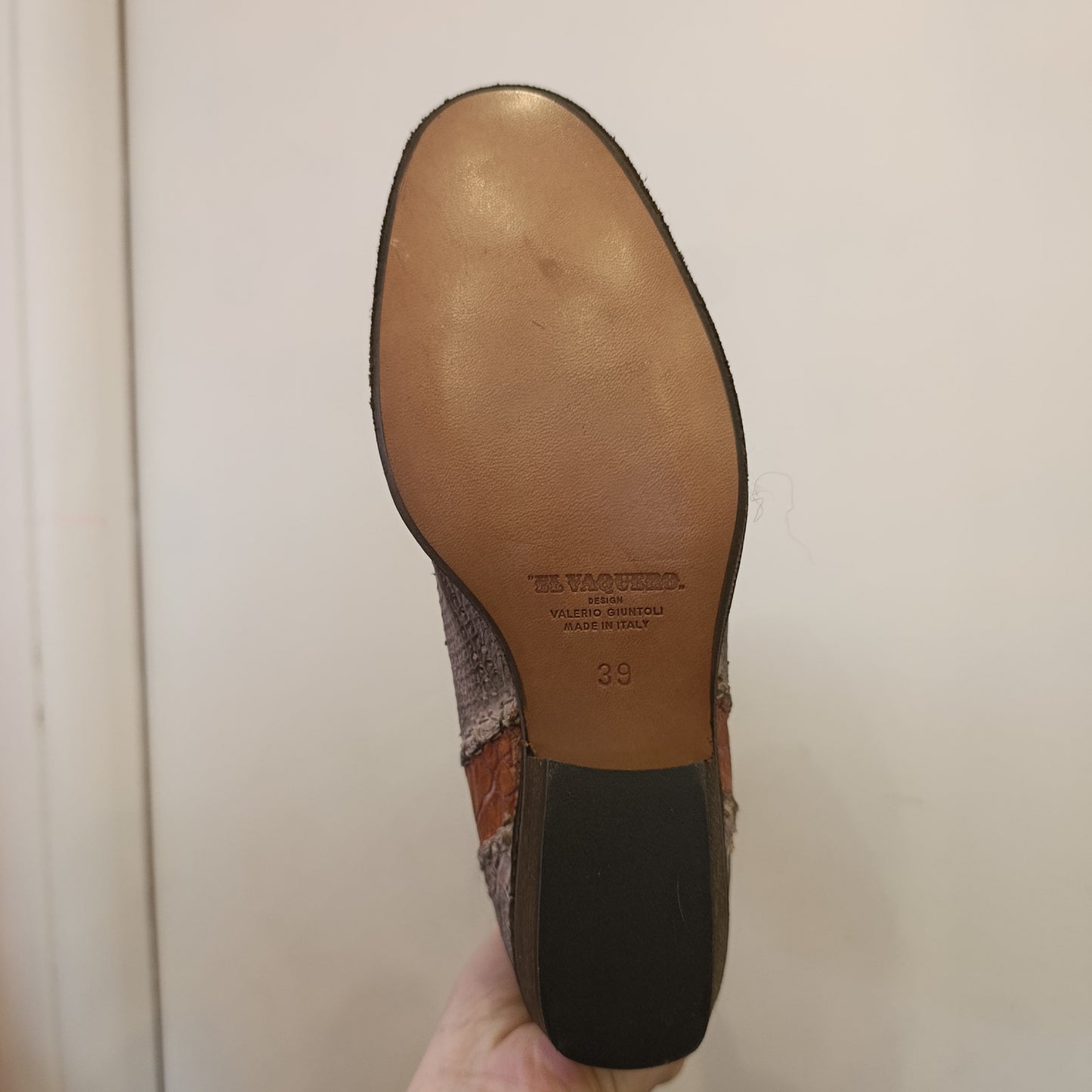 Stivale El Vaquero stampa rettile nr 39