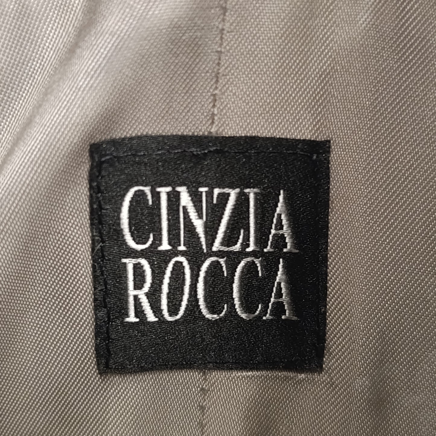 Cappotto beige Cinzia Rocca tg 42/44 tessuto Loro Piana