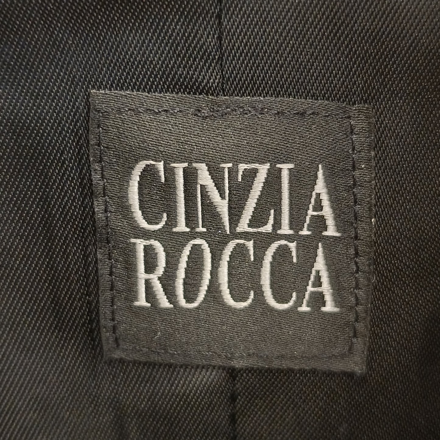 Cappotto nero Cinzia Rocca tg 46