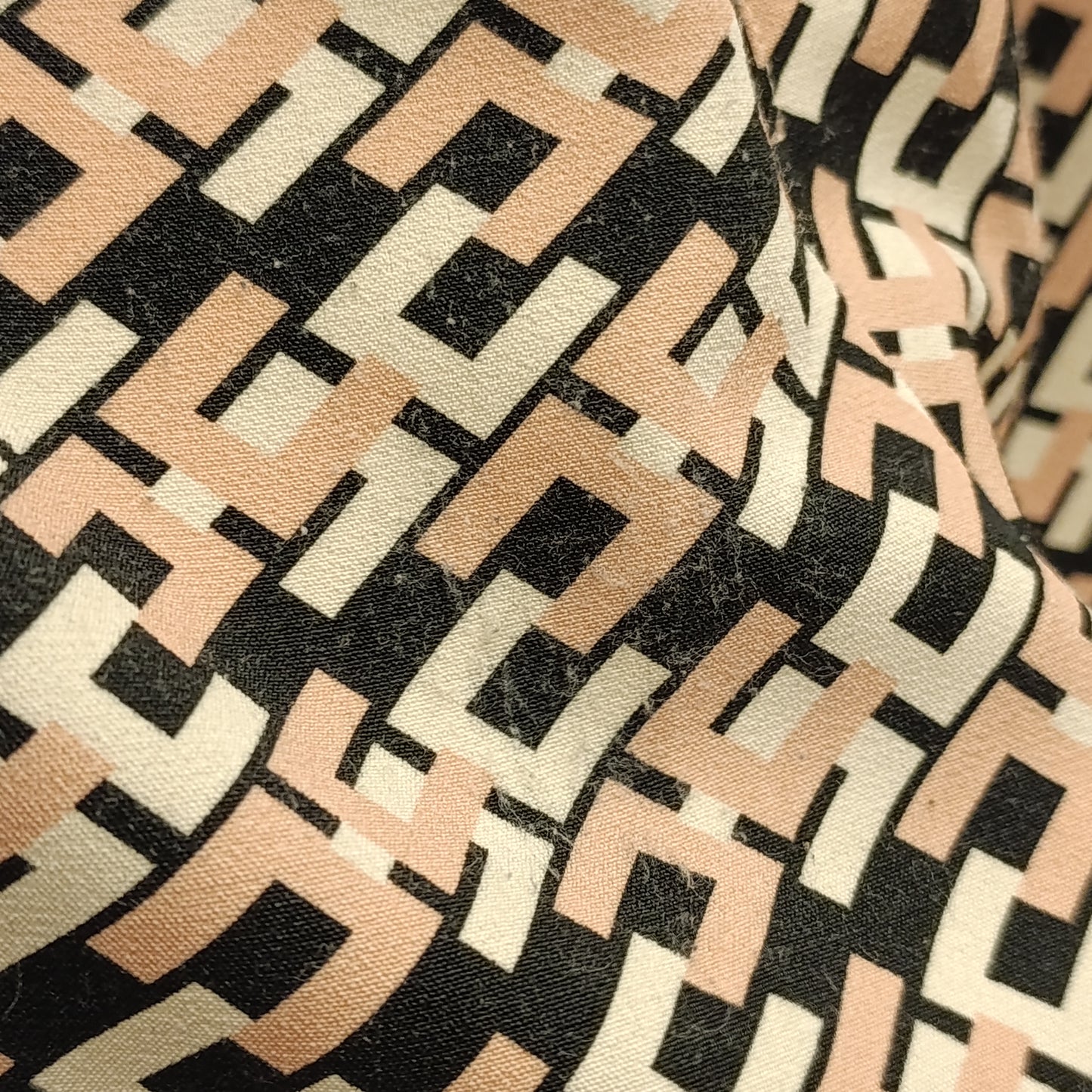 Pantalone pesca/nero Elisabetta Franchi tg 38