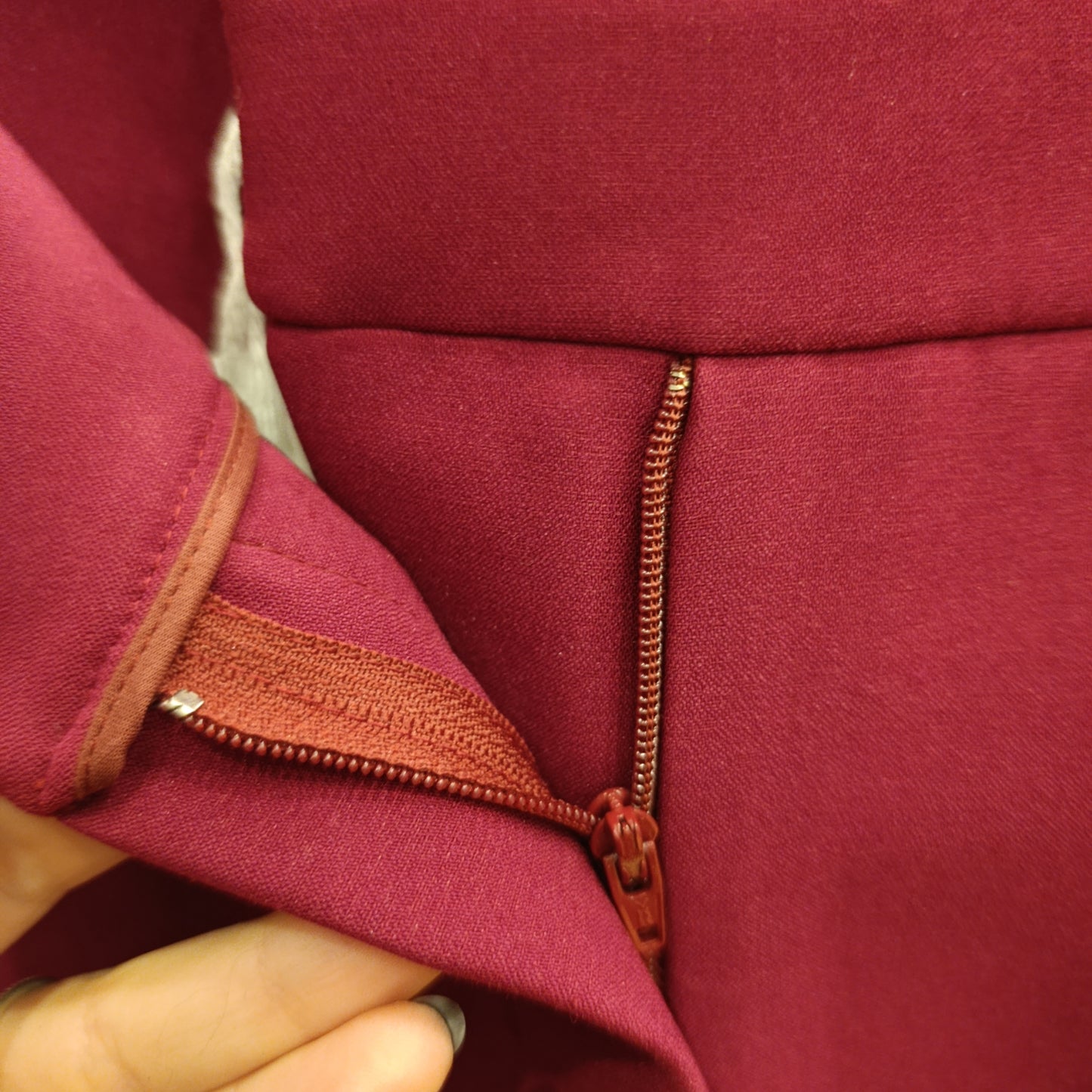 Gonna burgundy Agnona tg 38