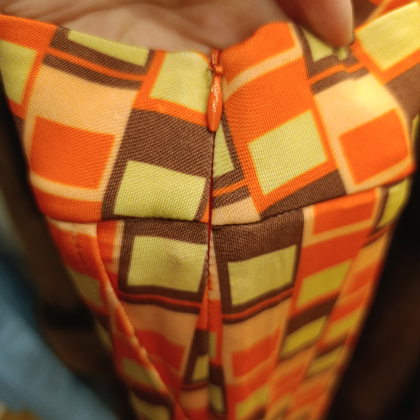 Pantalone arancio Via Masini 80 tg 38