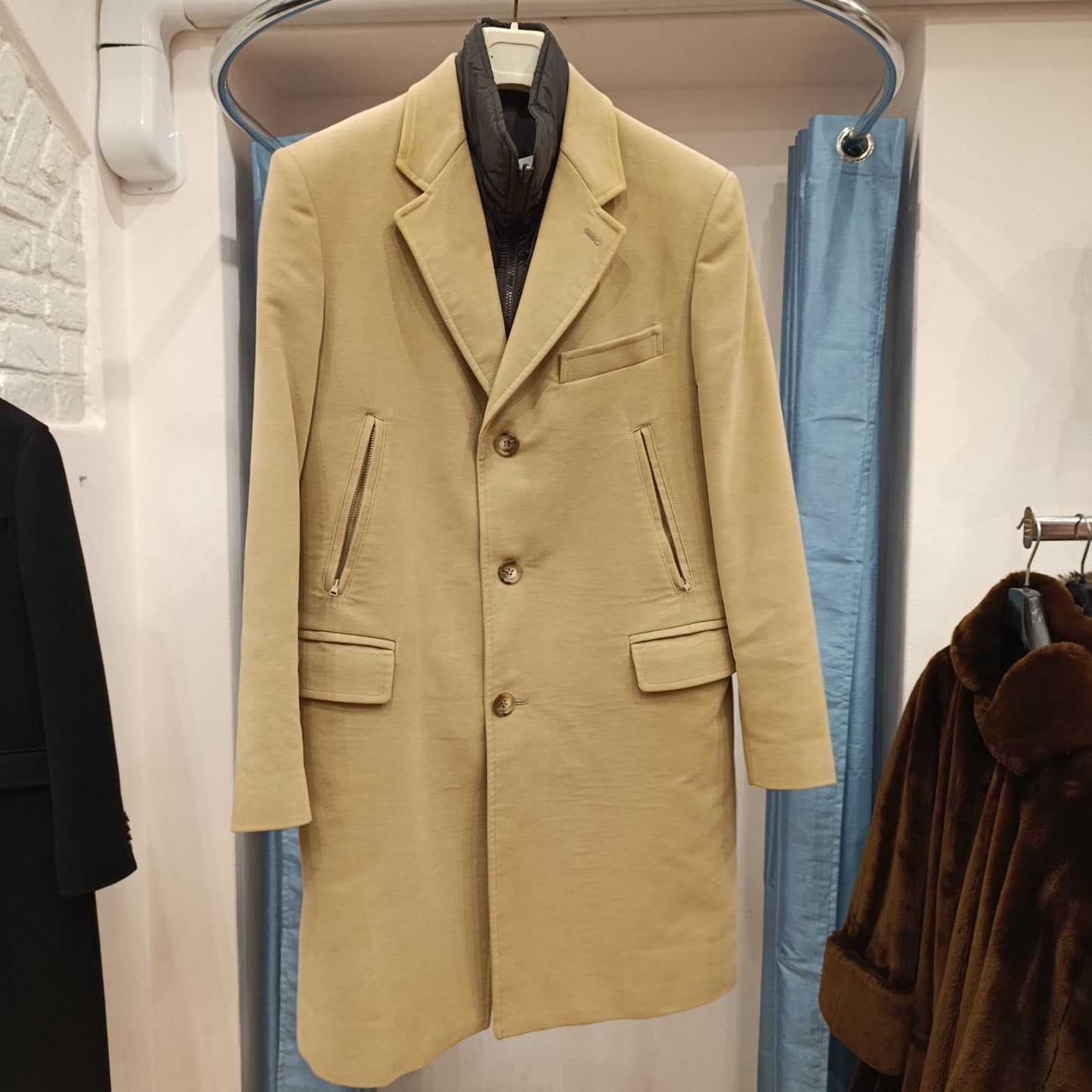 Cappotto uomo cammello Fay tg L ridotta