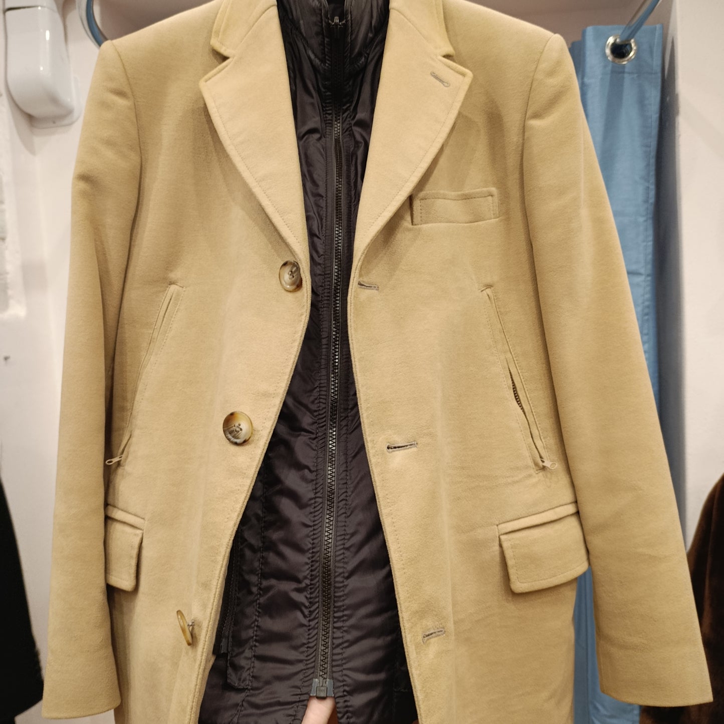 Cappotto uomo cammello Fay tg L ridotta