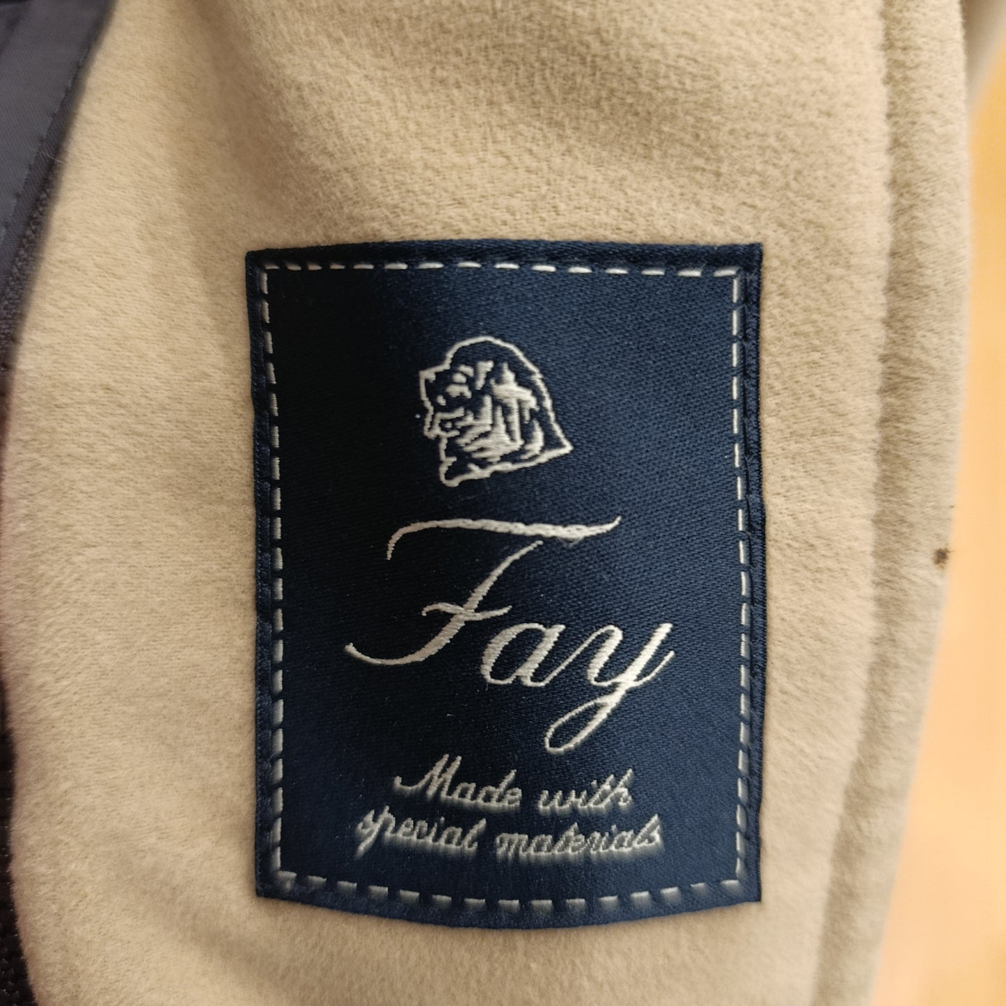 Cappotto uomo cammello Fay tg L ridotta