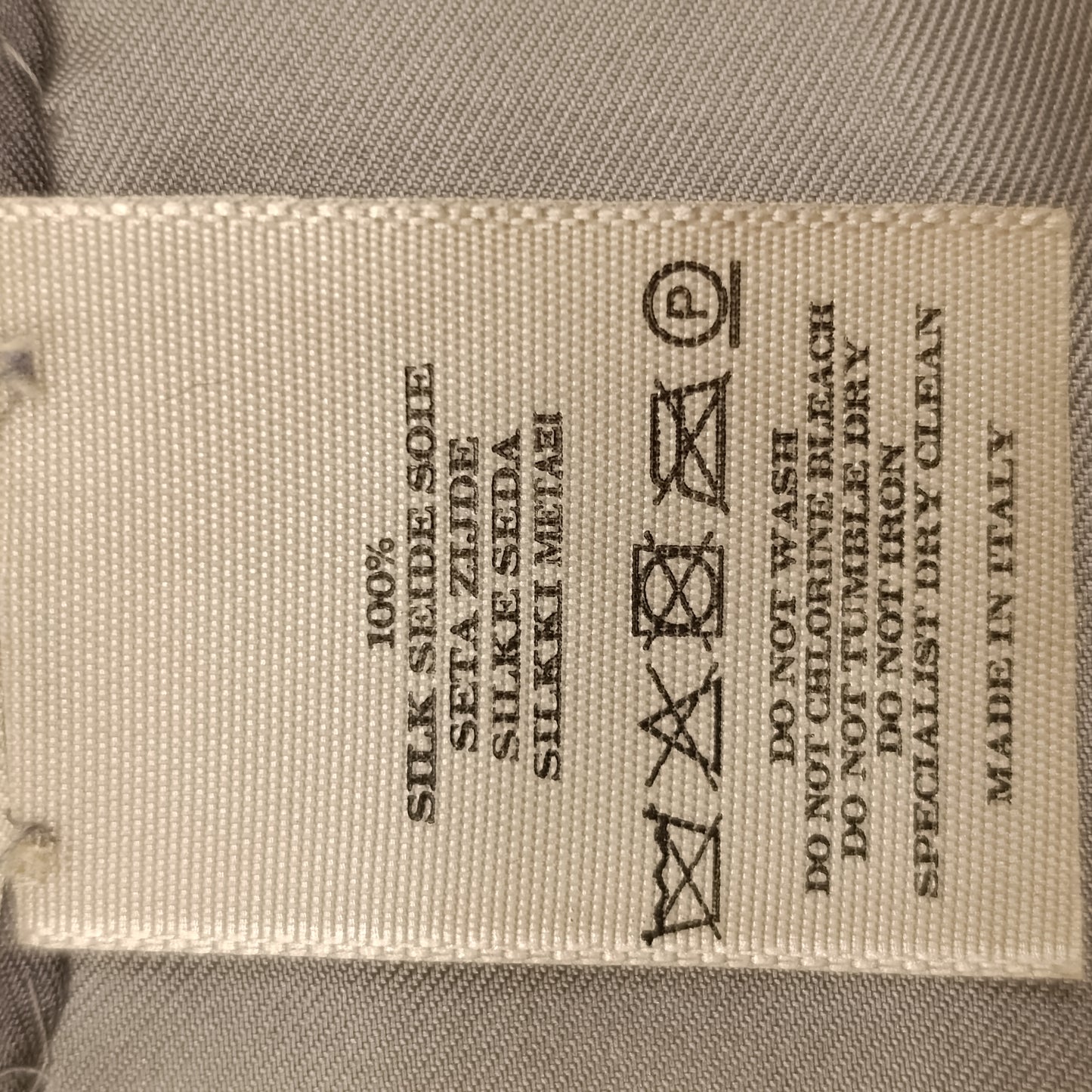 Foulard Burberry bianco/nero/grigio