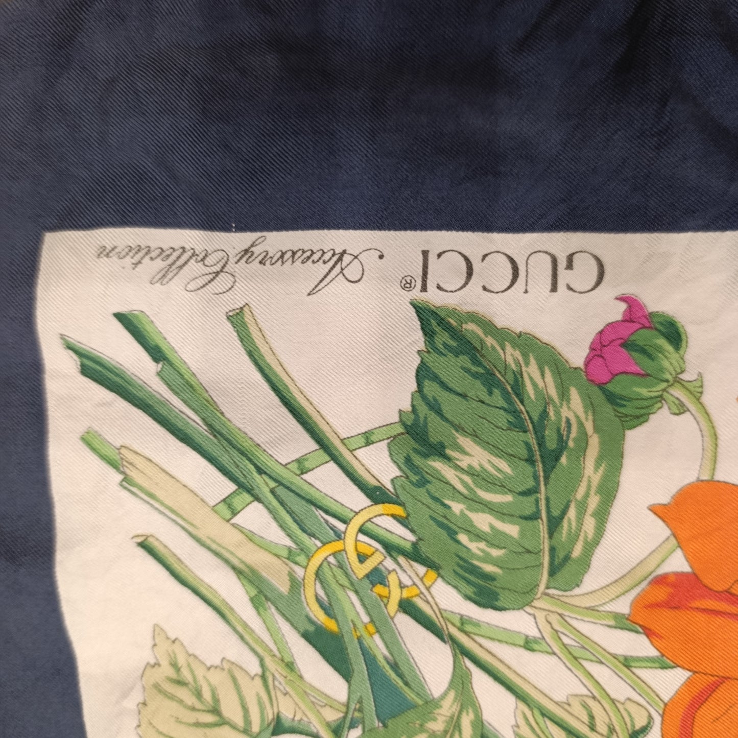 Foulard floreale Gucci vintage