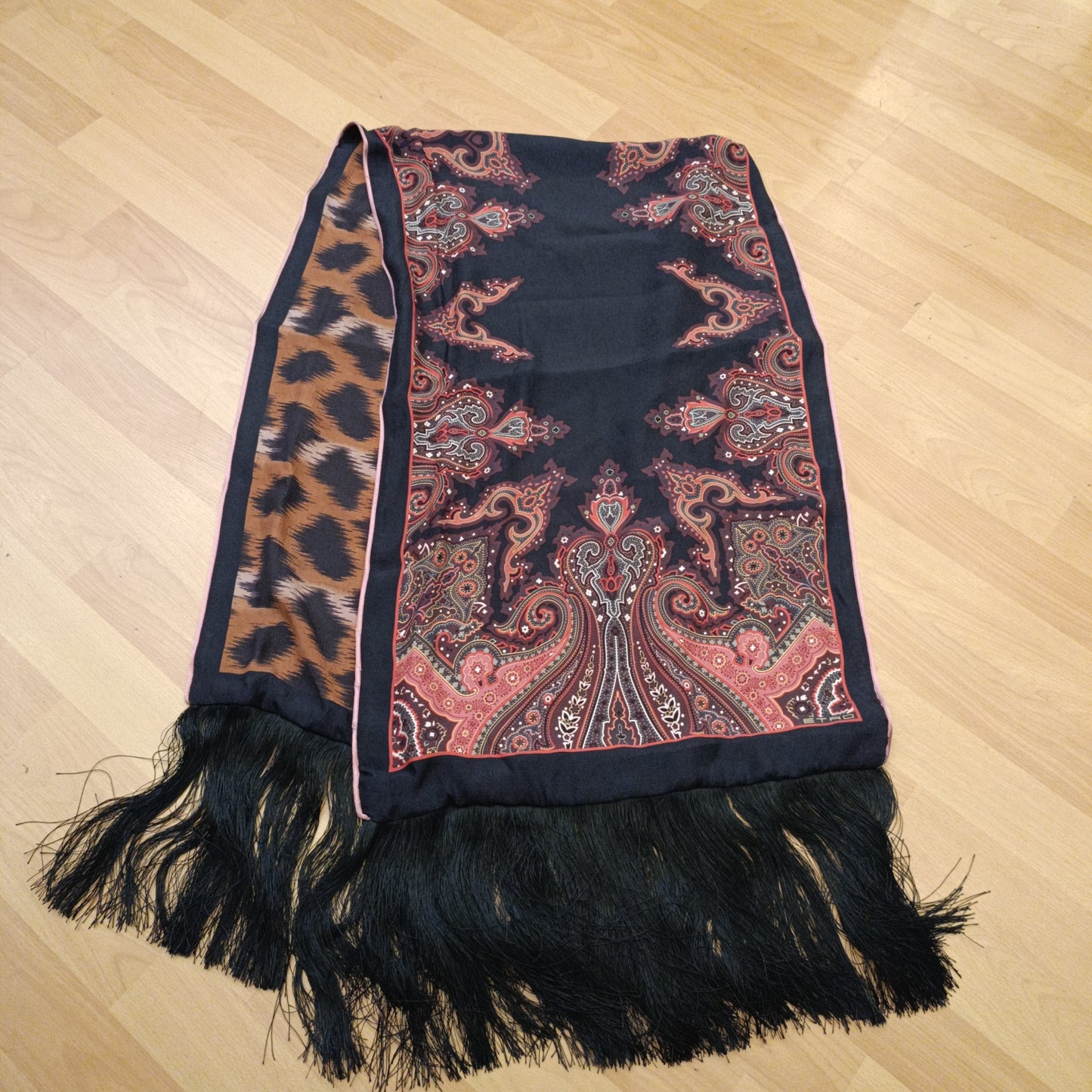 Sciarpa Etro double face frange