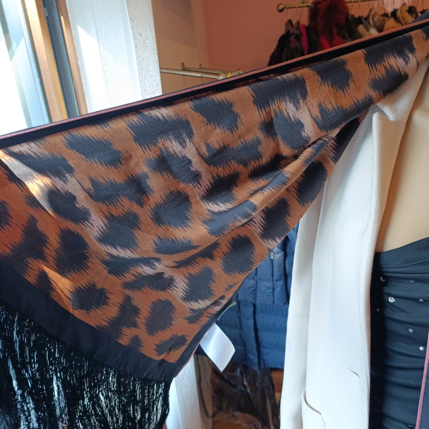 Sciarpa Etro double face frange