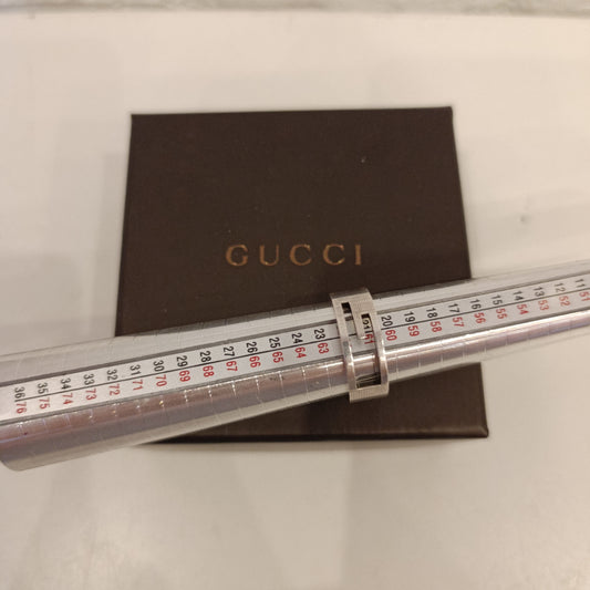Anello Gucci argento mis 22